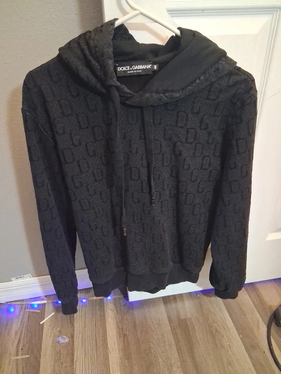 Pull à Capuche Luxe Dolce & Gabbana Pour Homme - Taille XL (52), Gris, Neuf Avec étiquettes