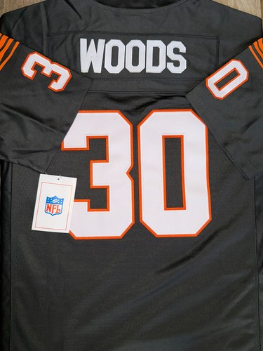 BRAND NEW #30 Ickey Woods THROWBACK Jersey CINCINNATI BENGALS size 2XL