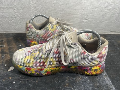 NOBULL Superfabric Trainer Low Pastel Floral Pink Purple Shoes Women’s Size 9 - Picture 8 of 10