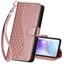 for Samsung Galaxy AG Wallet case, Flip Folio Cover with Stand Feature for 5
