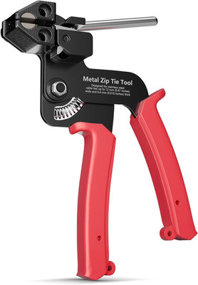 Metal Zip Tie Tool, Heavy Duty Zip Tie Cutter, Fasten and Cut Stainless Steel Ca