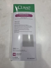 Curad CUR250383 Non-Adherent Oil Emulsion Dressing 36 Packs Of 3, 3 X 8 Inch