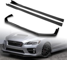Front Bumper Lip for Subaru WRX STI 2015 2016 2017 2018 2019 2020 2021 ABS Black
