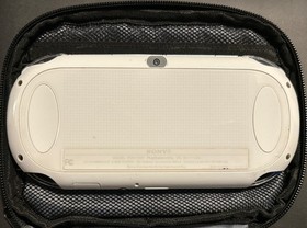Sony PlayStation Vita OLED PCH-1001 Glacier White w/ Bag and Charger