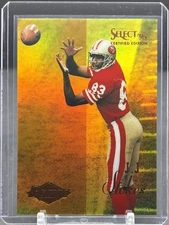 1995 SELECT CERTIFIED EDITION NFL Football #133 J.J. Stokes 49ers RC Mirror Gold