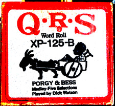 QRS Word Roll PORGY & BESS Dick Watson 5 Selection XP-125 Player Piano Roll
