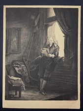 Rembrandt (after)-Jan Six–19th Heliogravure-Amand Durand-Durand Stamp-LUGT 2934