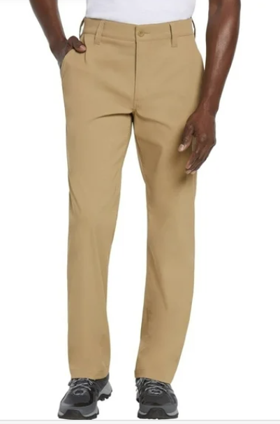Pants Khaki Tech Chino Pocket Side Zip Men's 40 X 30 By Eddie Bauer MSRP 85.00