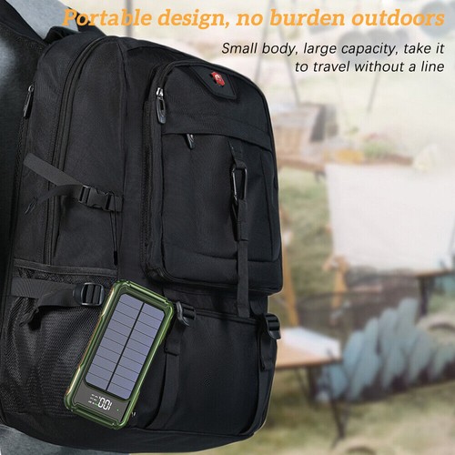2023 Super 10000mAh 4 Output Portable Charger Solar Power Bank for Cell Phone - Picture 10 of 20