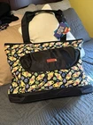 Winnie The Pooh Diaper Bag Black Multicolor Shoulder Disney NWT