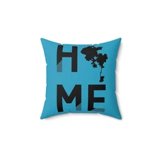 Home Decor Square Pillow, Cozy Home Accent, Modern Housewarming Gift,