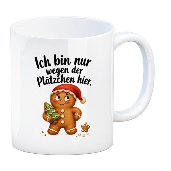 Kaffeebecher PläTzchen - Kaffeetasse Mit Lustigem Adventsspruch Mit Spruch: Ich-image