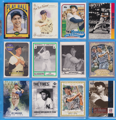 Joe DiMaggio Lot (12 cards) TCMA Reprint Archives+ New York Yankees ...