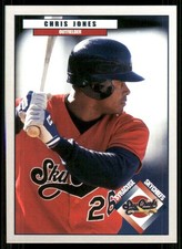 1999 Blueline Syracuse Sky Chiefs CHRIS JONES RC BLUE JAYS UTICA NY