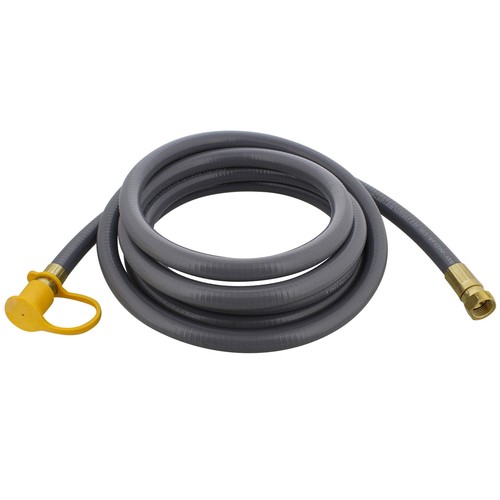 Natural Gas Grill Hose, 12ft - Flexible Gas Line Quick Connect Gas Hose 3/8in... - Picture 2 of 7