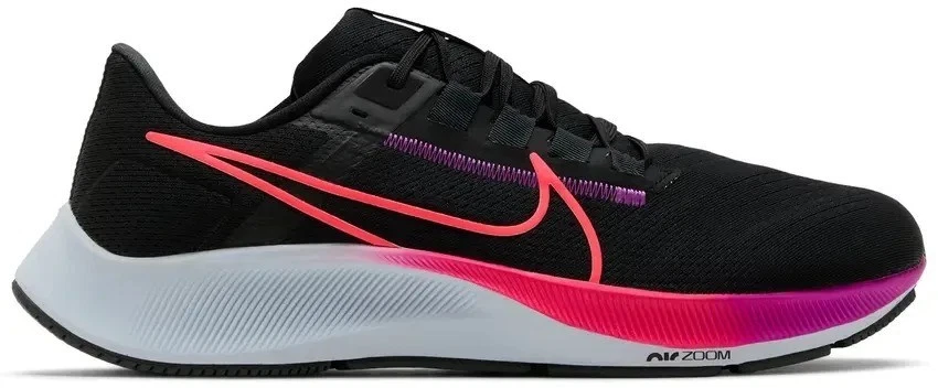 Men\'s Nike Air Zoom Pegasus 38  Black Hyper Violet CW7356-011 Size 12 Nike Air Zoom Pegasus 38 Mens Size 11 Black Hyper Violet  main image 4