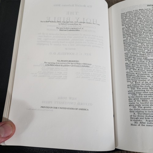 Rare Looseleaf Oxford Scofield Reference Bible KJV Wide Margin - NOS - Picture 13 of 21