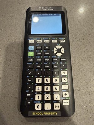 TI-84 Plus CE-T Python calculator school property