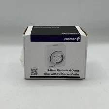 24-Hour Dual Timers Outlets for Electrical Outlets, Plug in Light Timer Progr...