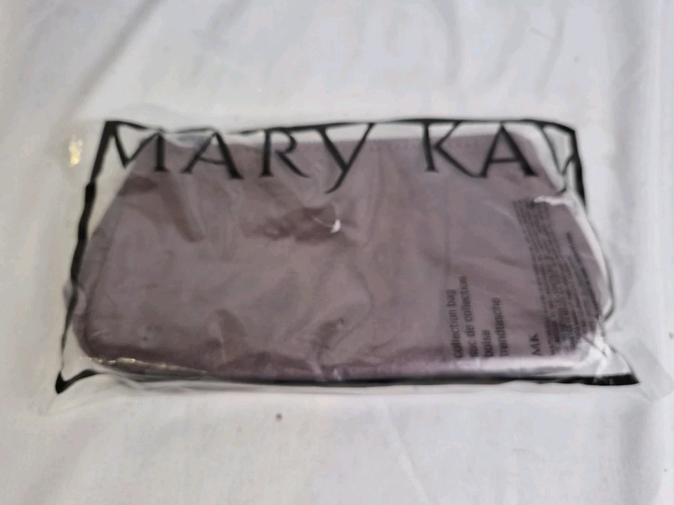 Новый MaryKay ограниченного тиража коллекции сумка фиолетовый искусственной замши металлический отделки молнии - Изображение 2 из 4