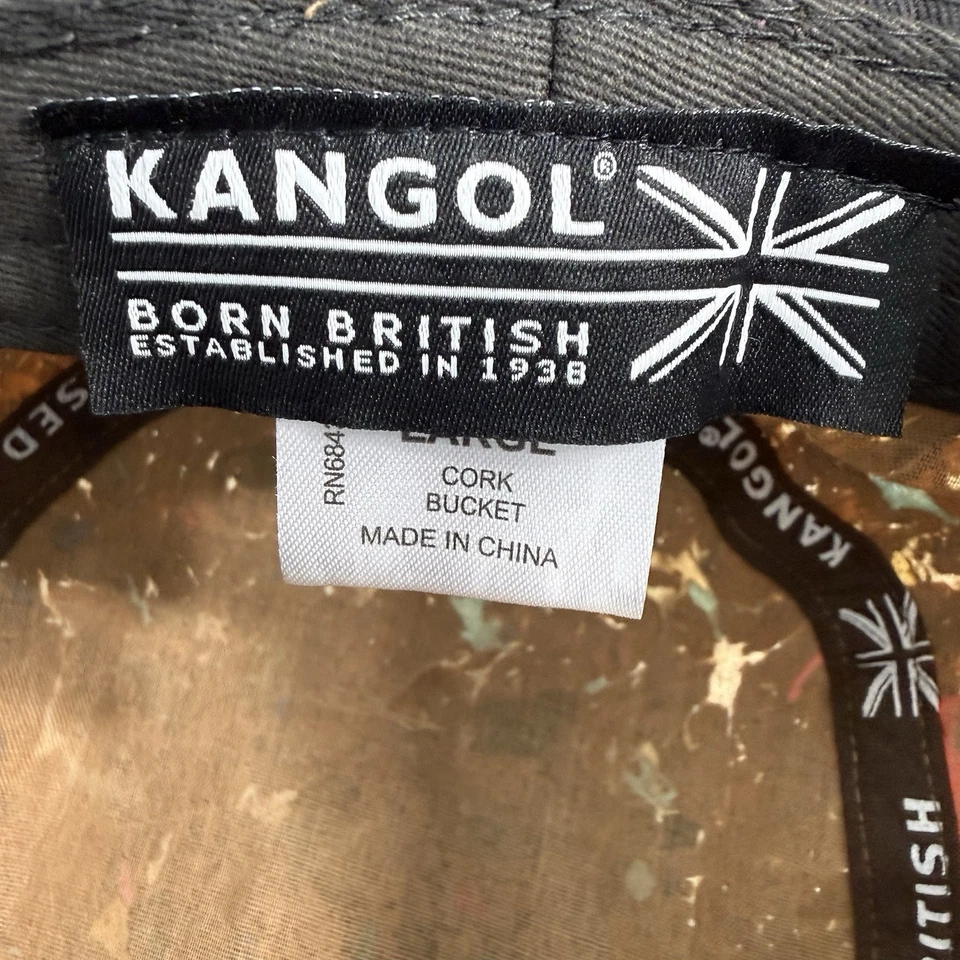 Sombrero cubo corcho Kangol tostado multicolor talla grande unisex Foto 3 de 4