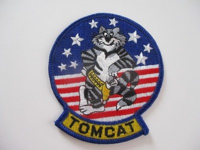 F-14 TOMCAT Embroidered NAVY PATCH