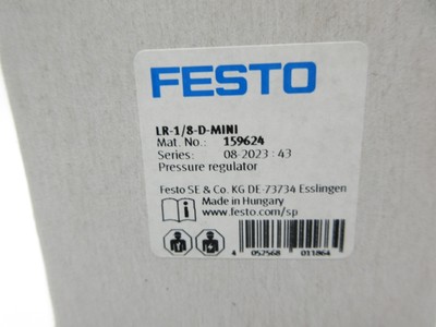 FESTO LR-1/8-D-MINI 159624 240PSI (AS PICTURED) NSMP | eBay