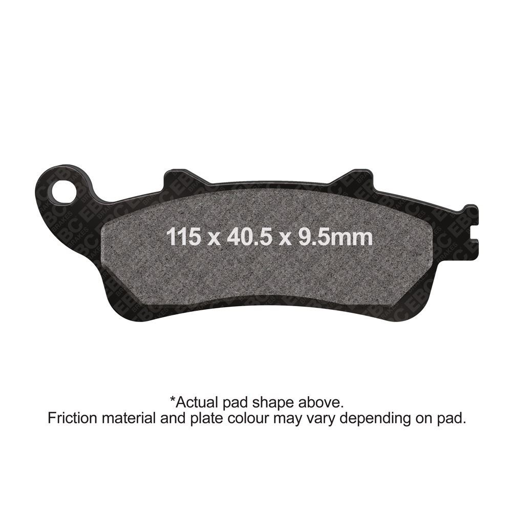 EBC Scooter Sintered Brake Pad Set Front Left for Honda FES 125 Pantheon 2003-06