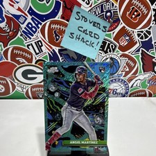 2025 Topps Cosmic Chrome Angel Martinez #145 Aqua Equinox /199 Rookie Guardians