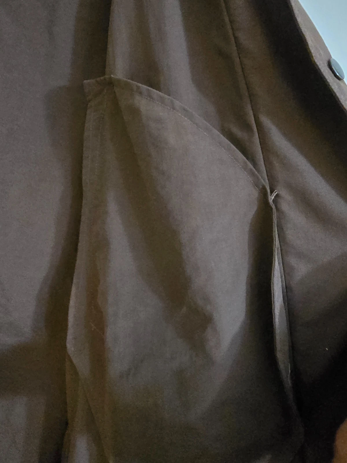 Simple Project Y2552 Nylon Utility Jacket Mens L Brown Oversized Unisex - product detail image 6