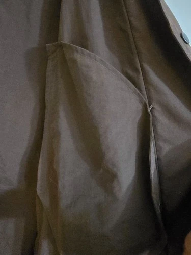 Simple Project Y2552 Nylon Utility Jacket Mens L Brown Oversized Unisex image 6