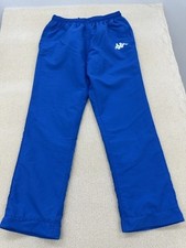 Pantaloni da ginnastica Kappa blu da uomo con coulisse grandi in poliestere...