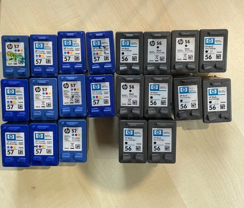 HP Druckerpatronen 21 Stück 56 und 57 leer - gebraucht HP56 HP57