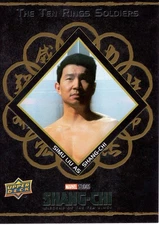 2023 Shang-Chi Ten Rings Soldiers Gold Parallel Card 017/299 T5 Simi Liu