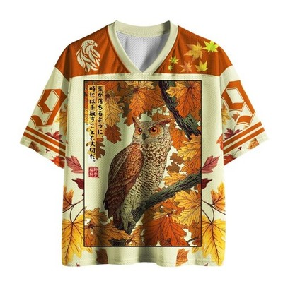 ''As Leaves Fall'' Zen Wisdom Mesh Jersey