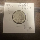1920 S Buffalo Nickel. $4