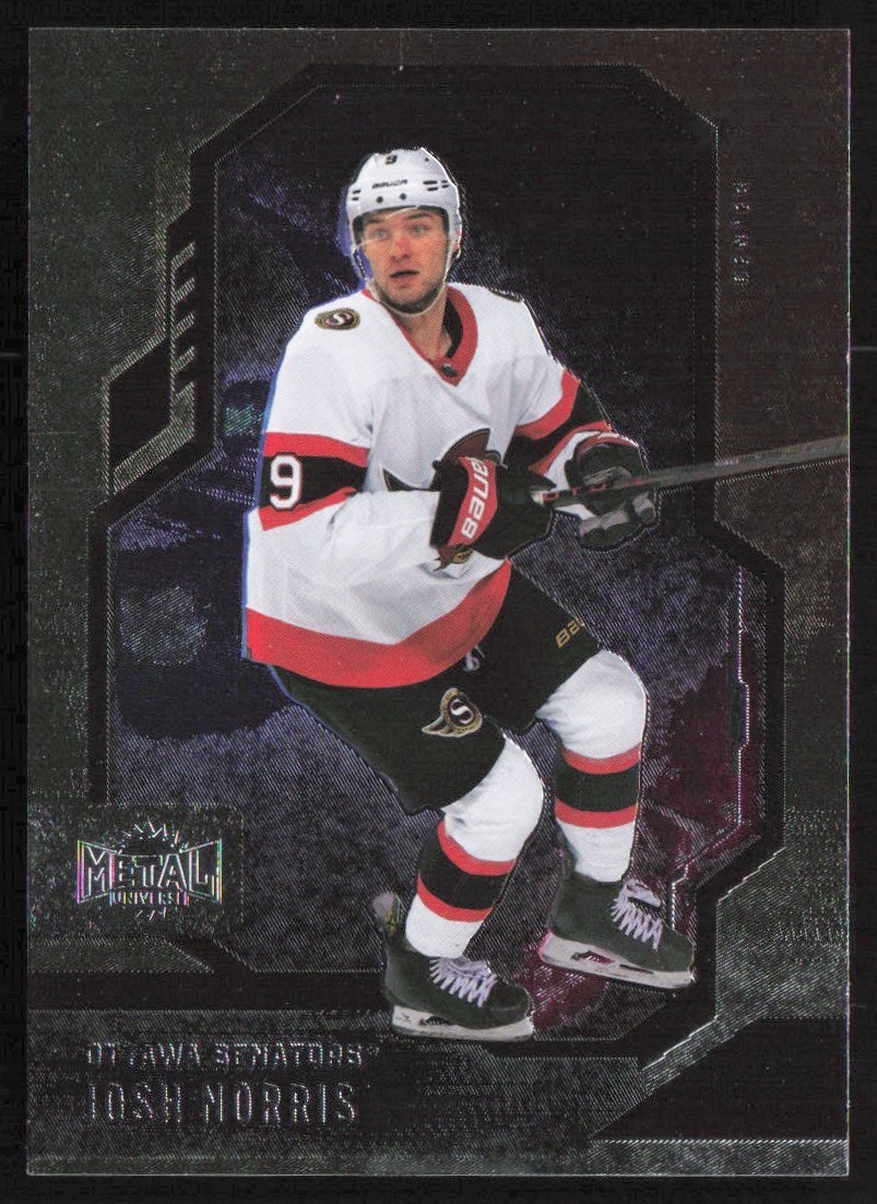 2024-25 SkyBox Metal Universe Base Josh Norris Ottawa Senators #34
