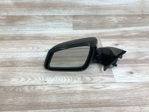 BMW OEM F10 528 535 550 FRONT DRIVER SIDE DOOR MIRROR ASSEMBLY BLACK 2011-2013