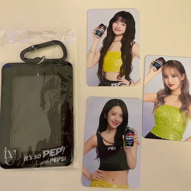 IVE Pepsi Collaboration Photocard & Card Holder