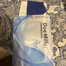 Doc Miller Compression Socks New Open Toe Size Small 1 Or 8-15mmHg. Blue