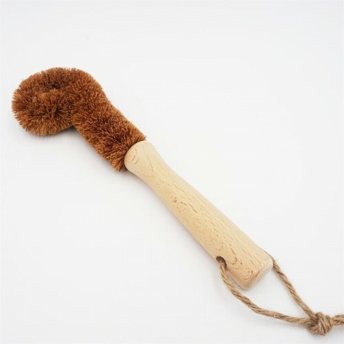 Coconut Pot & Water Bottle Brush Set Coir Fiber, Bowl, Bottle or Pan Kitchen - Bild 8 von 9