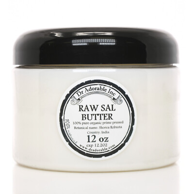 Pure Shorea/Sal Butter Cold Pressed Organic 2 oz 4 oz 8oz up to 12 Lb Free S/H