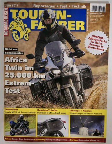 TF1706 + Africa Twin 25.000km Test + Portugal + Yamaha MT + TOURENFAHRER 6/2017