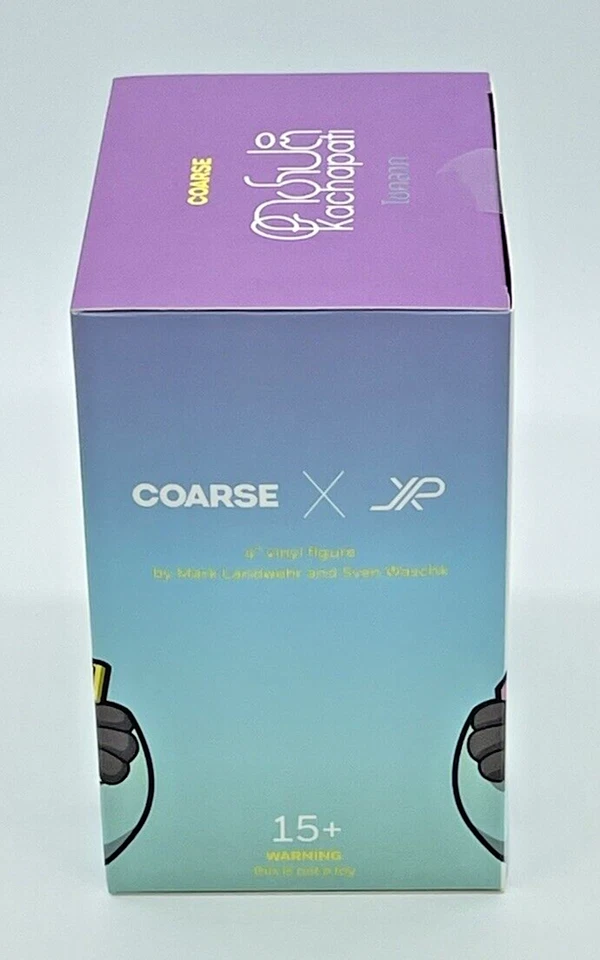 Figura de vinilo sellada Thai Toy Expo LE 200 Coarse Toys x JPX Blue Kachapati 4" nueva en caja Foto 3 de 4