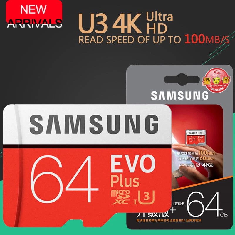 Samsung EVO Plus 32GB 64GB 128GB Class10 TF 4K MicroSDHC XC Memory Card f. phone - Image 4 of 4