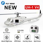 FlyWing Uh-1 V4 10Ch M10 Gps 3D Aircraft Auto Return Hovering Rc Rtf Helicopter