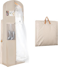 72" Wedding Dress Garment Bag Dress Bags for Gowns Bridal Garment Bag for Long D