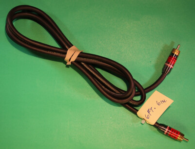 Monster 6' 6'' Heavy Shielded Interlink Cable used tested & guaranteed to work