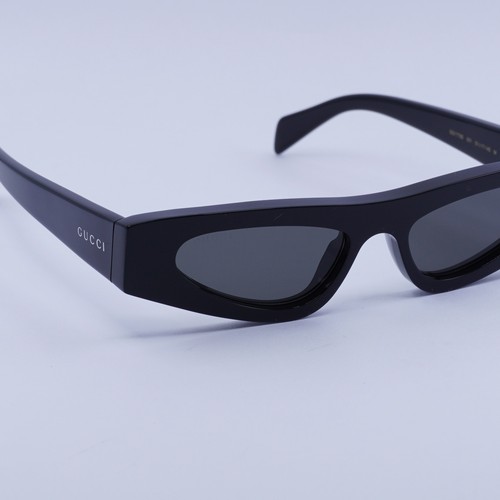Gucci GG1779S 001 Shiny Black/Grey 51-17-145 Sunglasses New Authentic - Picture 6 of 7