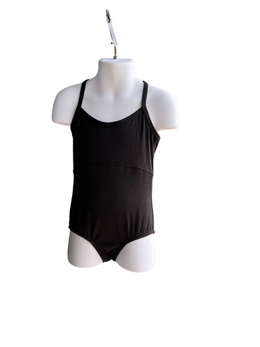 All In Motion Girls Black One Piece Swimsuit XS 4/5